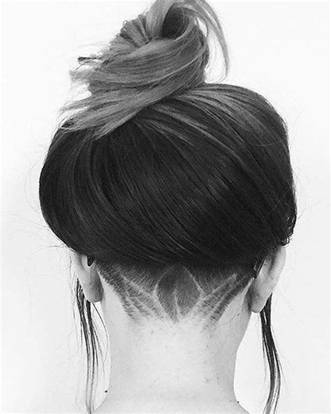 cheveux long rasé nuque femme|15 idées d’undercut femme